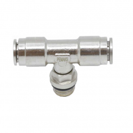 Тройник цанговый T-образный с резьбой PRBTO-3/8-12 Pemaks