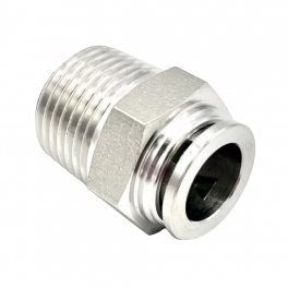 SPC10-01S1P-A Штуцер прямой нерж PT1/8 10мм